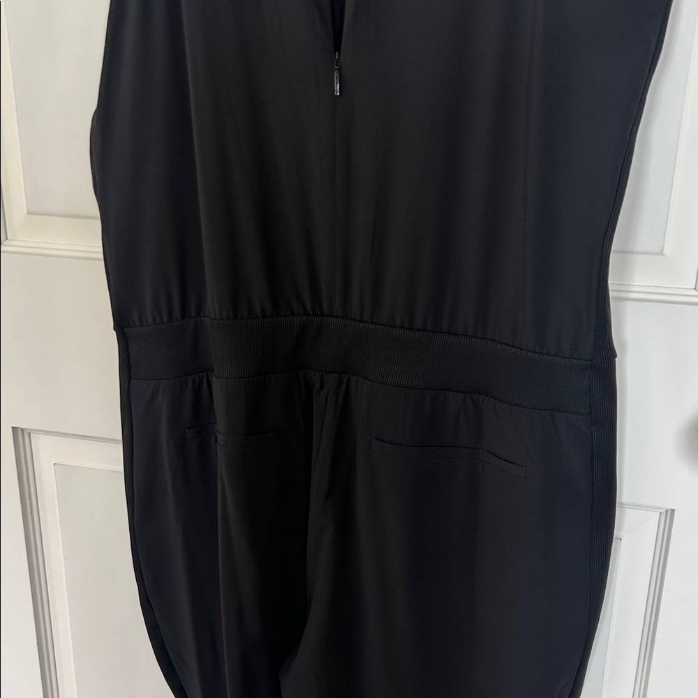 Athleta Black Sleeveless V-Neck Jumpsuit - Picture 6 of 10